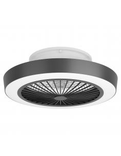 EGLO 35096 - SAZAN Ventilador de techo y luz en Acero, ABS y Acrílico