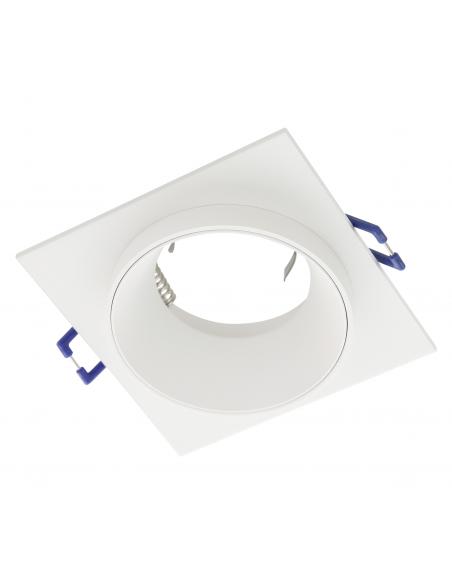 Lámpara empotrada GU10 aluminio blanco 9 cm - Eglo Carosso