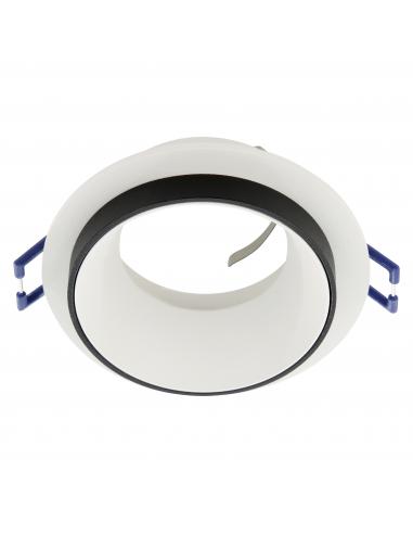 Lámpara empotrada GU10 aluminio blanco Ø9 cm - Eglo Carosso