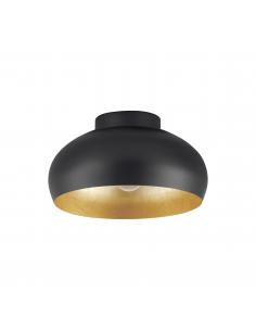 Lámpara de techo acero negro dorado - Eglo Mogano2