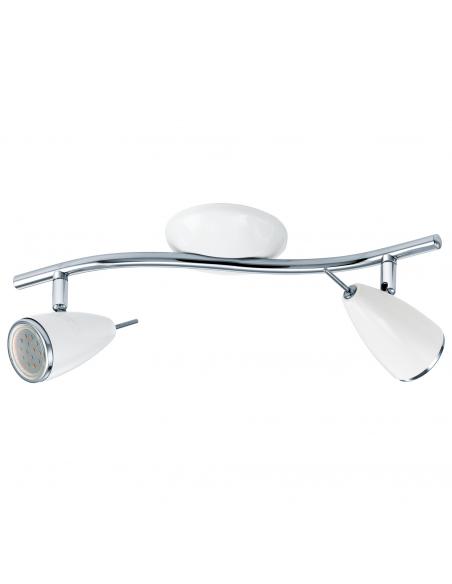 EGLO 93129 - RICCIO 2 Lámpara de Salón en Acero blanco, cromo