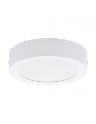 EGLO 94072 - FUEVA 1 Lámpara de Superficie LED en Fundición de metal blanco y Acrílico