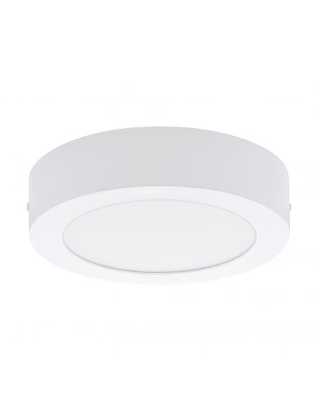 EGLO 94072 - FUEVA 1 Lámpara de Superficie LED en Fundición de metal blanco y Acrílico