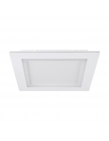 Plafón LED cuadrado blanco 45 cm - Eglo Padrogianoz