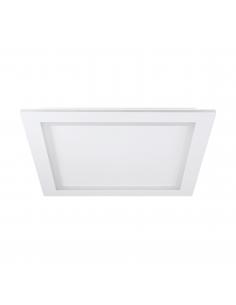 Plafón LED cuadrado blanco 60 cm - Eglo Padrogianoz