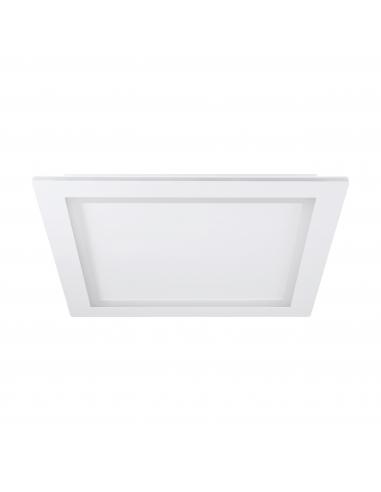 Plafón LED cuadrado blanco 60 cm - Eglo Padrogianoz