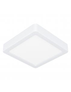 Plafón LED cuadrado blanco 16 cm - Eglo Fueva5