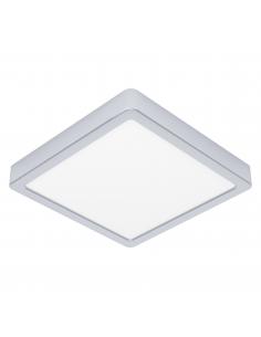 Plafón LED cuadrado cromo 21 cm - Eglo Fueva5