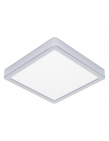 Plafón LED cuadrado cromo 21 cm - Eglo Fueva5