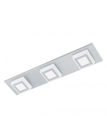 EGLO 94507 - MASIANO Plafón LED en Aluminio aluminio cepillado y Acrílico