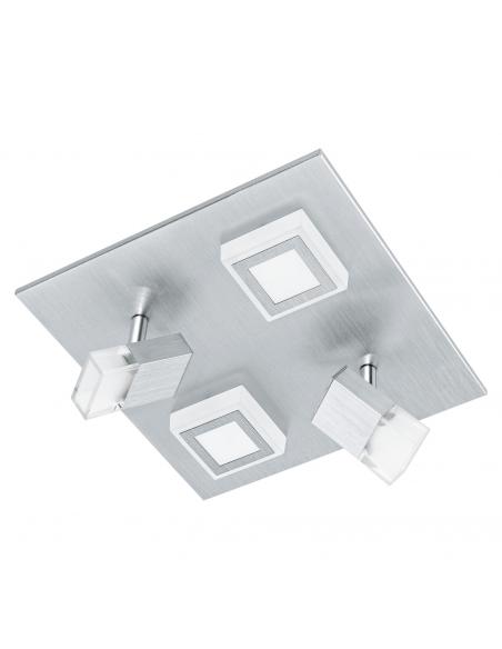 EGLO 94512 - MASIANO Plafón LED en Aluminio aluminio cepillado y Acrílico