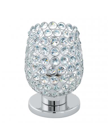 EGLO 94899 - BONARES 1 Lámpara de Salón en Acero cromo y Acero, cristal