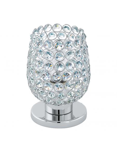 EGLO 94899 - BONARES 1 Lámpara de Salón en Acero cromo y Acero, cristal