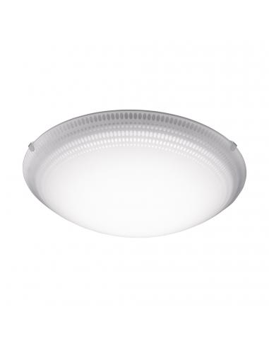 EGLO 95673 - MAGITTA 1 Plafón LED en Acero blanco y Vidrio