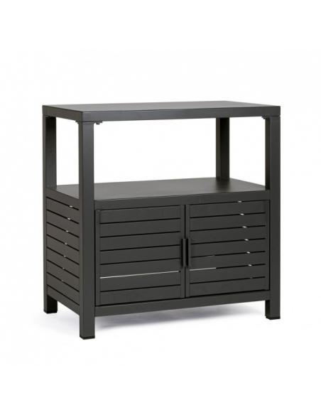 Mueble exterior 2p-2b antracita yk13 - Bizzotto atlantic