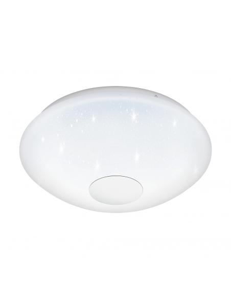 EGLO 95971 - VOLTAGO 2 Plafón LED en Acero blanco y Acrílico con efecto de cristal