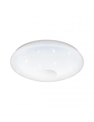 EGLO 95972 - VOLTAGO 2 Plafón LED en Acero blanco y Acrílico con efecto de cristal