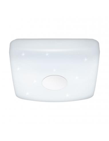 EGLO 95974 - VOLTAGO 2 Plafón LED en Acero blanco y Acrílico con efecto de cristal