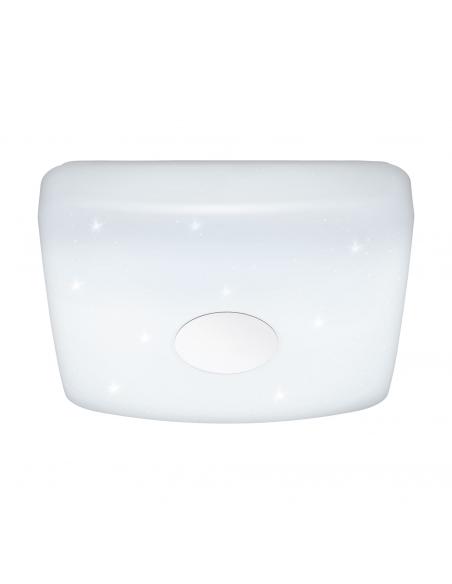 EGLO 95974 - VOLTAGO 2 Plafón LED en Acero blanco y Acrílico con efecto de cristal