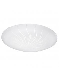 EGLO 96091 - MARGITTA 1 Plafón LED en Acero blanco y Vidrio