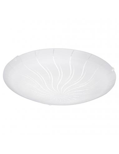 EGLO 96091 - MARGITTA 1 Plafón LED en Acero blanco y Vidrio