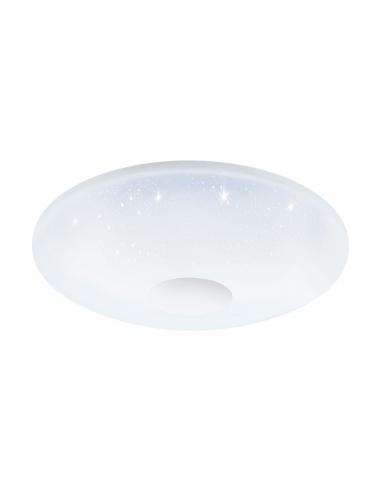 EGLO 96684 - VOLTAGO-C Plafón LED en Acero blanco y Acrílico con efecto de cristal