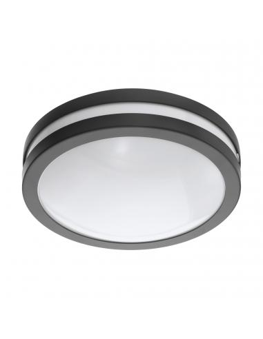 EGLO 97237 - LOCANA-C Aplique de exterior LED en Acero galvanizado antracita y Acrílico