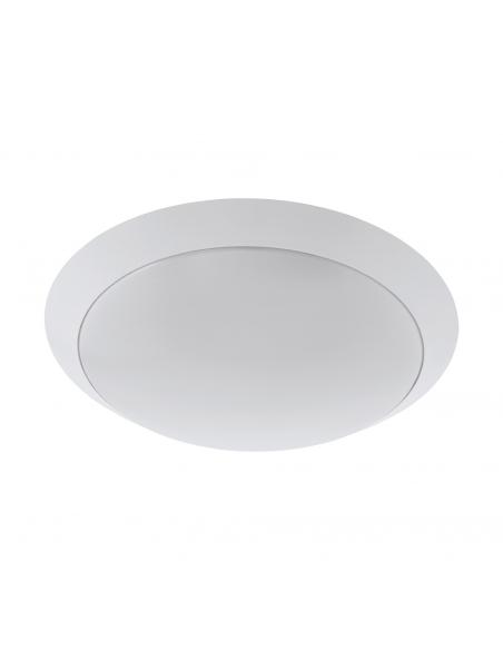 EGLO 97254 - PILONE Aplique de exterior LED en Acero, plástico blanco y Acrílico