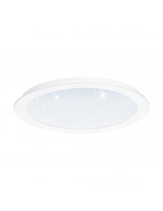 EGLO 97594 - FIOBBO Lámpara Empotrable LED en Acero blanco y Acrílico con efecto de cristal