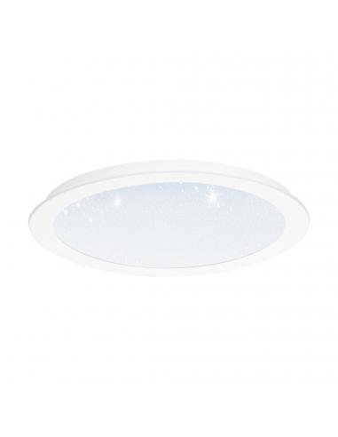 EGLO 97594 - FIOBBO Lámpara Empotrable LED en Acero blanco y Acrílico con efecto de cristal