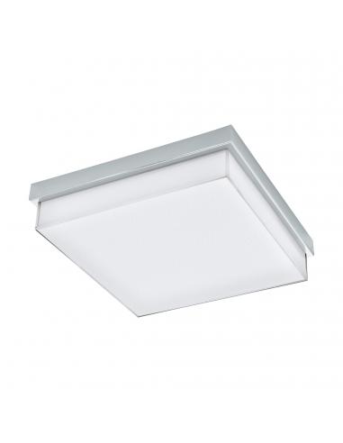 EGLO 97971 - ISLETAS Plafón LED en Acero cromo y Vidrio con efecto de cristal