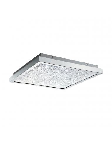 EGLO 32026 - CARDITO Plafón LED en Acero cromo y Vidrio, cristal