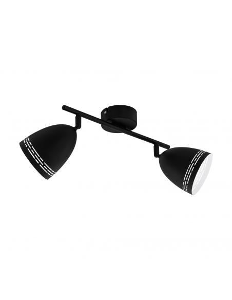 EGLO 98168 - SABATELLA Foco LED en Acero negro, blanco