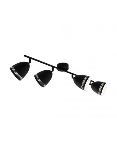 EGLO 98169 - SABATELLA Foco LED en Acero negro, blanco