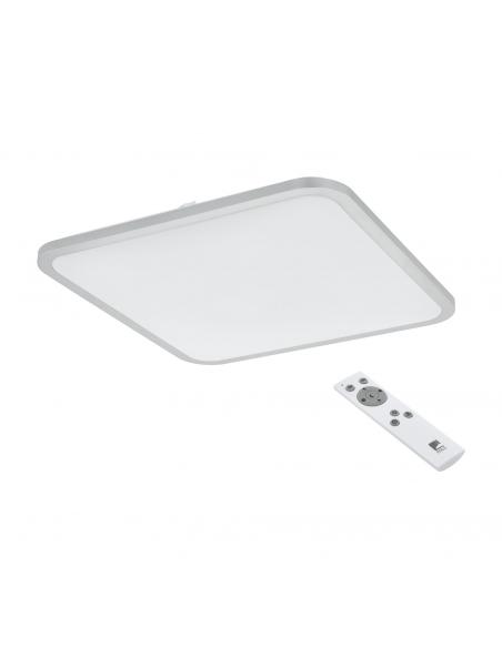 EGLO 98258 - COGOLETO Plafón LED en Acero, plástico blanco, plata y Acrílico